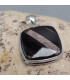 Pendentif carré en Hypersthène Pendentifs pierres naturelles KC24.2