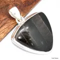 Pendentif triangle en Hypersthène - Bijoux en Hypersthene