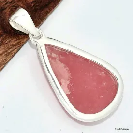 Pendentif goutte Rhodochrosite gel qualité AAA - Pendentifs pierres naturelles