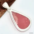 Pendentif goutte Rhodochrosite gel qualité AAA - Pendentifs pierres naturelles
