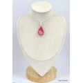 Pendentif goutte Rhodochrosite gel qualité AAA Pendentifs pierres naturelles KC25
