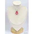 Pendentif goutte Rhodochrosite gel qualité AAA - Pendentifs pierres naturelles