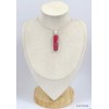 Pendentif rectangulaire allongé Rhodochrosite gel Bijoux en Rhodochrosite KC25.1