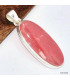 Pendentif oval allongé Rhodochrosite gel Bijoux en Rhodochrosite KC25.2