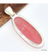 Pendentif oval allongé Rhodochrosite gel Bijoux en Rhodochrosite KC25.2