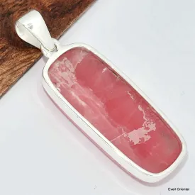 Grand Pendentif Rhodochrosite gel - Bijoux en Rhodochrosite