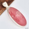 Grand Pendentif oval Rhodochrosite gel Bijoux en Rhodochrosite KC25.4