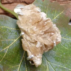 Gros pendentif Barite brute - Pendentifs pierres naturelles