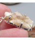 Grand pendentif Barite brute Pendentifs pierres naturelles KC20.1