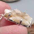 Grand pendentif Barite brute Pendentifs pierres naturelles KC20.1