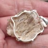 Grand pendentif Barite brute Pendentifs pierres naturelles KC20.1