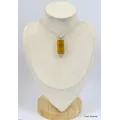 Gros Pendentif en Fluorite jaune rectangulaire - Pendentifs pierres naturelles
