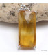 Gros Pendentif en Fluorite jaune rectangulaire Bijoux en Fluorite KC26