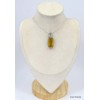 Pendentif Fluorite Jaune style ancien Bijoux en Fluorite KC26