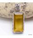 Pendentif Fluorite Jaune style ancien Bijoux en Fluorite KC26