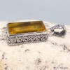 Pendentif Fluorite Jaune style ancien Bijoux en Fluorite KC26