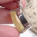 Pendentif Fluorite Jaune citron Bijoux en Fluorite KC26.4