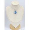 Pendentif Opale bleue ovale Pendentifs pierres naturelles KC27