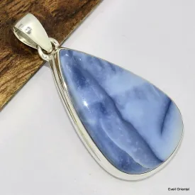 Gros pendentif goutte en Opale bleue - Pendentifs pierres naturelles