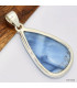 Gros pendentif goutte en Opale bleue Pendentifs pierres naturelles KC27.1