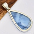 Gros pendentif goutte en Opale bleue Pendentifs pierres naturelles KC27.1