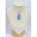 Gros pendentif goutte en Opale bleue - Pendentifs pierres naturelles