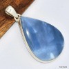 Gros Pendentif Opale Owyhee ovale bleu foncé Pendentifs pierres naturelles KC27.5