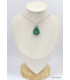 Pendentif Authentique Turquoise tibétaine goutte Bijoux en Turquoise KC29