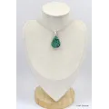 Pendentif Authentique Turquoise tibétaine goutte - Bijoux en Turquoise