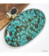 Pendentif Turquoise du Tibet et Onyx Pendentifs pierres naturelles KC29.2