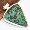 Pendentif Authentique Turquoise du Tibet Pendentifs pierres naturelles KC29.3
