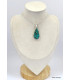 Pendentif goutte Authentique Turquoise du Tibet Pendentifs pierres naturelles KC29.4