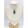 Pendentif goutte Authentique Turquoise du Tibet Pendentifs pierres naturelles KC29.4