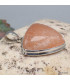 Pendentif Sélénite orange triangulaire Pendentifs pierres naturelles KC31