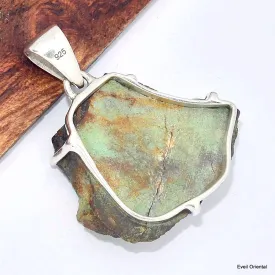 Pendentif argent Conichalcite - Bijoux en Conichalcite