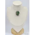 Pendentif Conichalcite serti griffes - Bijoux en Conichalcite