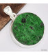 Pendentif rond en Grenat Uvarovite Bijoux en Grenat Uvarovite KC34.1