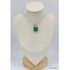Petit pendentif en Grenat Vert Bijoux en Grenat Uvarovite KC34.3