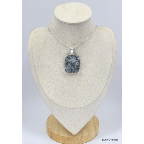 Pendentif authentique Pierre du Désert Pendentifs pierres naturelles KC35