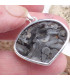 Pendentif authentique Pierre du Désert forme libre Pendentifs pierres naturelles KC35.1