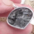 Pendentif authentique Pierre du Désert forme libre - Pendentifs pierres naturelles