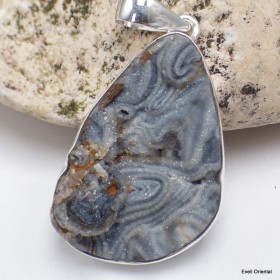 Pendentif en Pierre du Désert d'Afrique Pendentifs pierres naturelles KC35.2