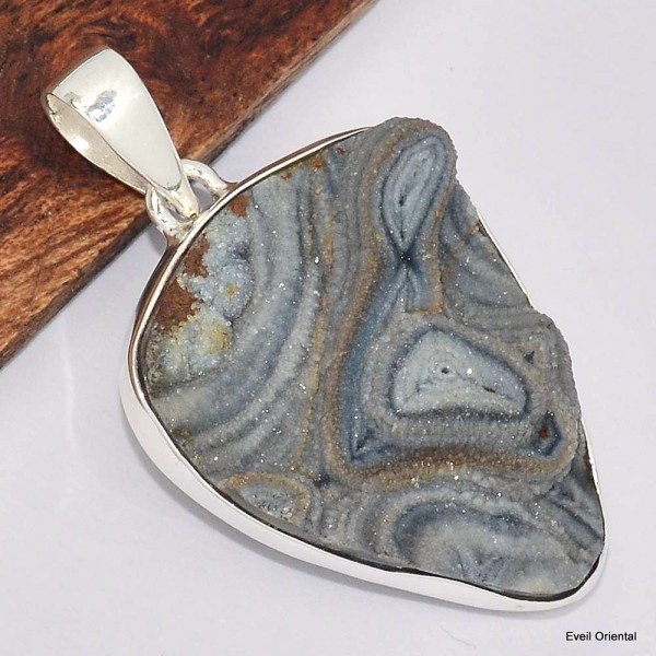 Pendentif en authentique Pierre du Désert Pendentifs pierres naturelles KC35.3