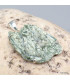 Gros pendentif Actinolite verte Smaragdite Bijoux en Actinolite KC36
