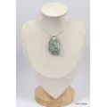 Gros pendentif Actinolite verte Smaragdite - Bijoux en Actinolite