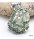 Gros pendentif Smaragdite Actinolite verte Bijoux en Actinolite KC36.1