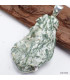 Pendentif Smaragdite Actinolite verte brute Bijoux en Actinolite KC36.2