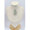 Pendentif Smaragdite Actinolite verte brute Bijoux en Actinolite KC36.2