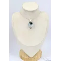 Pendentif Tourmaline sur Pierre de lune forme poire - Pendentifs pierres naturelles