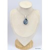 Pendentif authentique Péristérite et Tourmaline noire Bijoux en Pierre de lune KC37.3